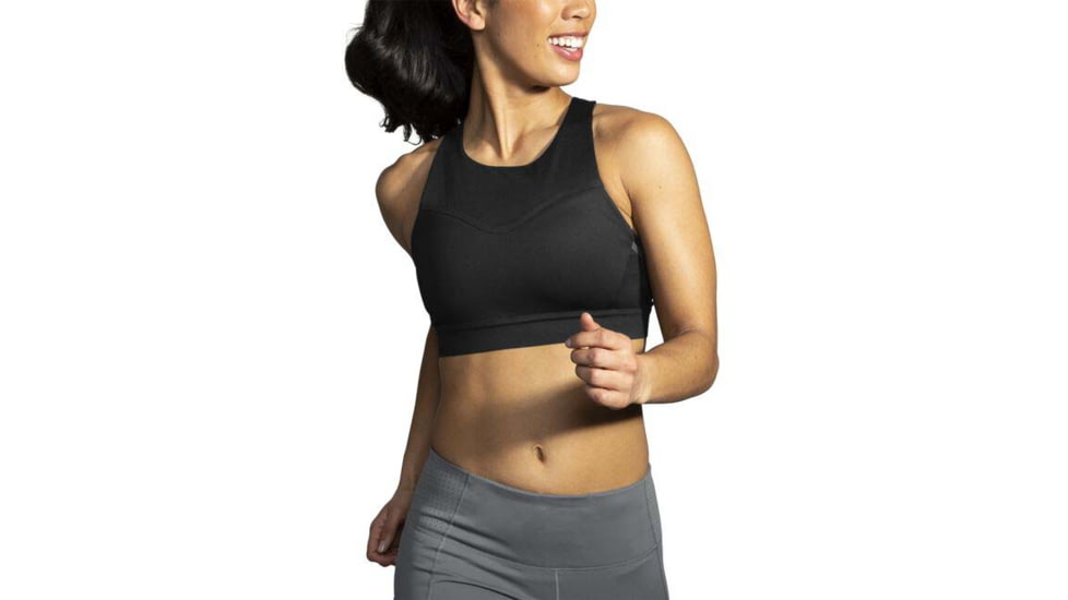 Brooks Drive 3 Pocket Run Bra - Womens, Black, 38AB, 350080001.038AB