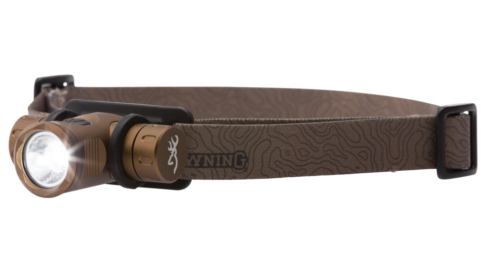 Browning Blackout Micro USB Rechargeable Cree XM-L LED Headlamp, 35 Lumens, Black, 3713346