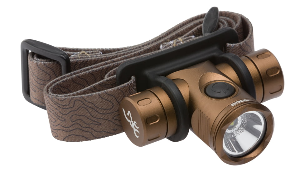 Browning Blackout Micro USB Rechargeable Cree XM-L LED Headlamp, 35 Lumens, Black, 3713346