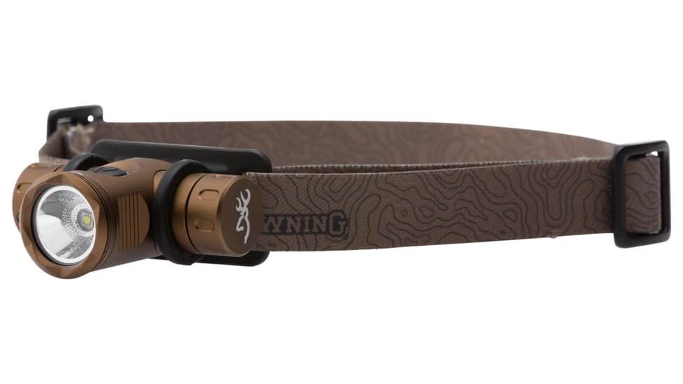 Browning Blackout Micro USB Rechargeable Cree XM-L LED Headlamp, 35 Lumens, Black, 3713346