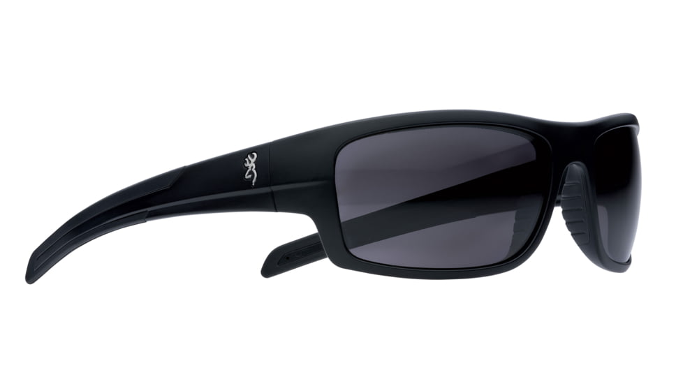 Browning Polarized Shooting Glasses, Black Frame, Clear Lens, 12799