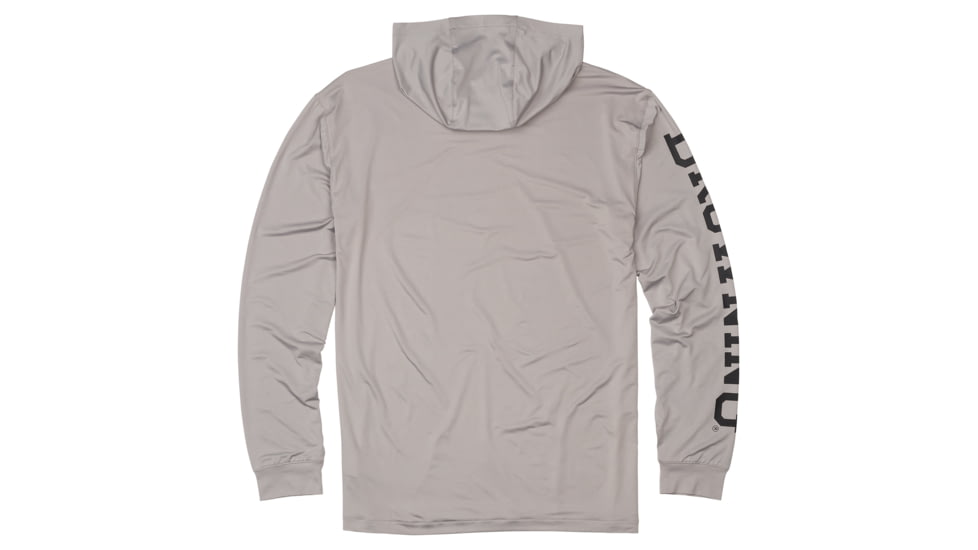 Browning Hooded Long Sleeve Sun Shirt - Mens, Gray, 3XL, 3010729706