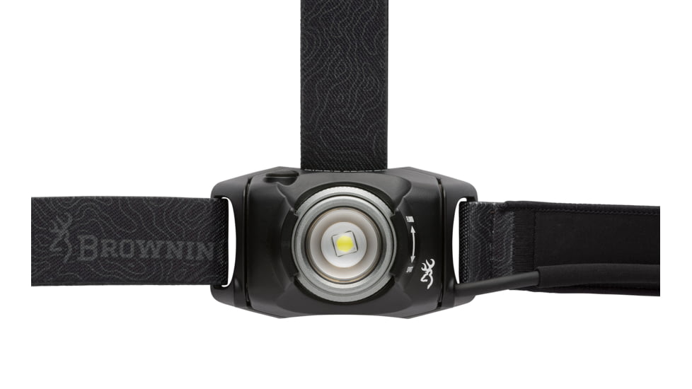 Browning Kings Peak SF USB Rechargeable 730 lumens Headlamp, Black, 3713060