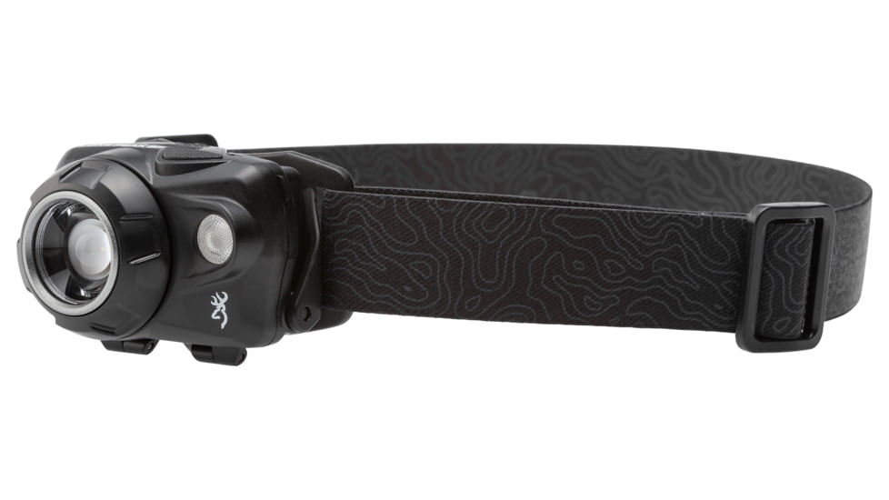 Browning Lone Peak SF USB Rechargeable 550 lumens Headlamp, Black, 3713055