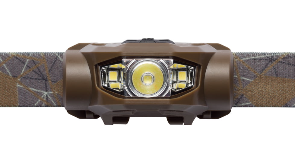 Browning Range Wide Angle Plus LED Headlamp, AA, White, 200 Lumen, Burnt Bronze, 3713051