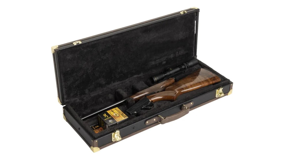 Browning SA-22 Fitted Rifle Case, Black/Tan 1428608090