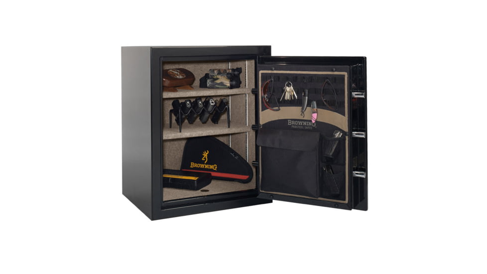 Browning Safes Sporter SP9 Gun Safe, Electronical Lock, Hammer Gloss Gray, 9, SP9-HMRGLSGRY-MB-E