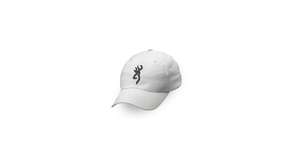 Browning Shrike Twill Cap with 3-D Buckmark, Sand/Black, Adult cap adjustable fit 308004481
