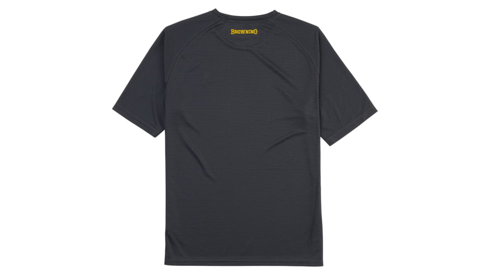 Browning Tech Short Sleeve T-Shirt - Mens, Extra Large, Carbon, 3011667904