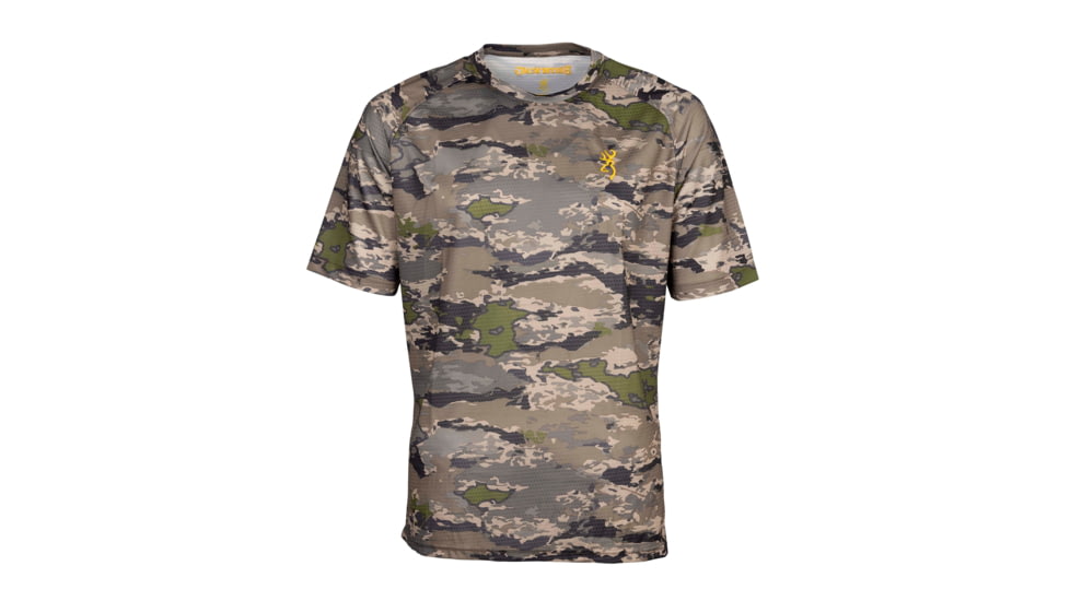 Browning Tech Short Sleeve T-Shirt - Mens, Extra Large, Ovix, 3011663404