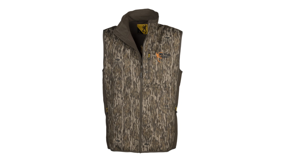 Browning Wicked Wing Field Pro Vest - Mens, Extra Large, Mossy Oak Bottomland, 3050421904