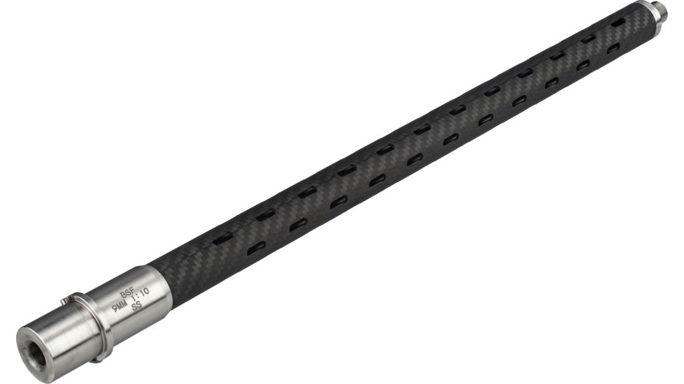 BSF Barrels 16.5 inch AR-15 9mm Rifle Barrel w/1-10 Twist Rate, Gray/Black, 91516MM004