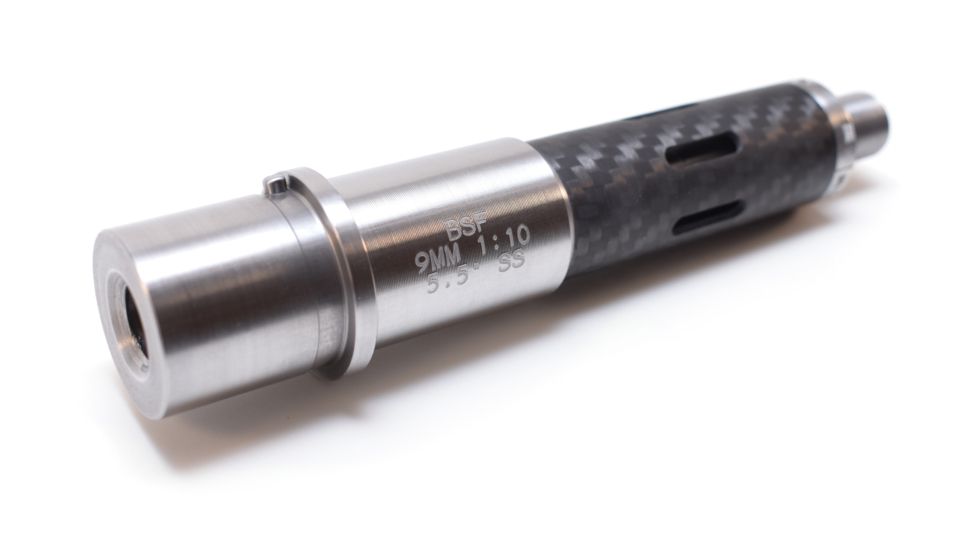 BSF Barrels 5.5 inch AR-15 9mm Rifle Barrel w/1-10 Twist Rate, Gray/Black, 9155MM001