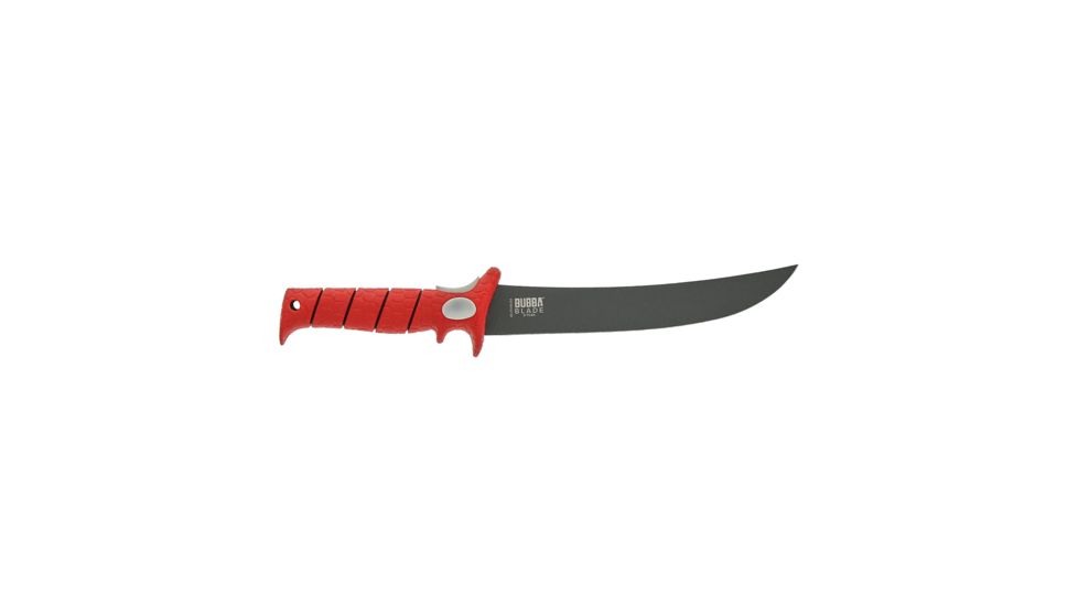 Bubba Blade Flex 9in Fillet Knife, Carbon Stainless Steel Blade, Red Handle BB1-9F