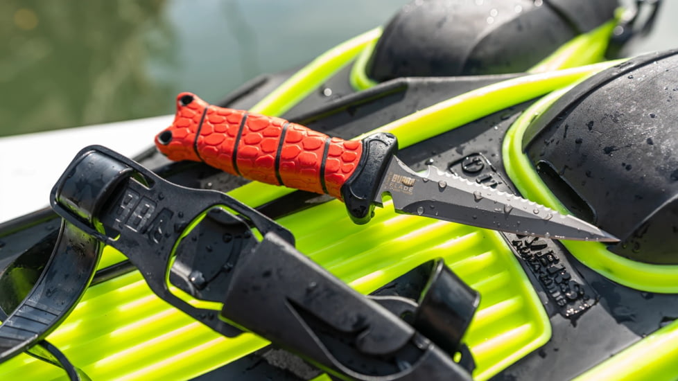 Bubba Blade Scout Pointed Dive Knife, 3.5in, Stainless Steel Blade, 4.5in Handle, 1107806