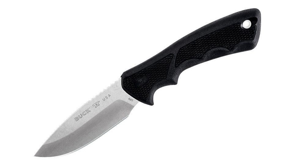 Buck Knives BuckLite Max  II Fixed Blade Knife, 4in 420HC Stainless Steel Blade, Large 0685BKS