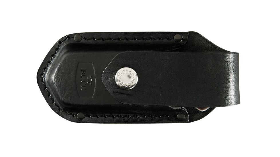 Buck Knives Open Season Folding Skinner Genuine Leather Sheath, Black 0547-05-BK