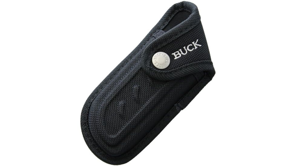 Buck Knives Sheath for BU397 Polyester, Fits Most 6in Closed Folding Knife, Made To Fit Bu397 Omni Hunter Lockback, Black Polyester Sheath, 3072