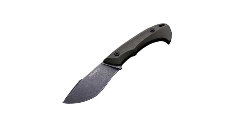 BucknBear Army Piranha Fixed Knife, Black Blade, NSN N BNB12333P