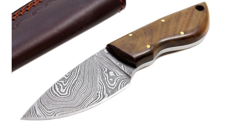 BucknBear Mini Skinner Fixed Knife, Silver  Blade, NSN N BNB134647