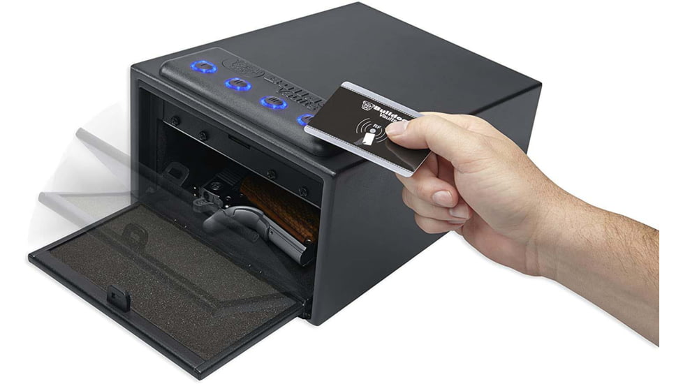Bulldog Cases &amp; Vaults BD4030L Magnum LED Quick Vault Access Code/Key Black Steel