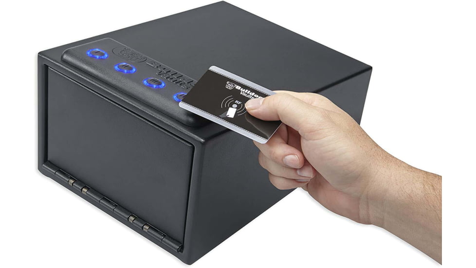 Bulldog Cases &amp; Vaults BD4030L Magnum LED Quick Vault Access Code/Key Black Steel
