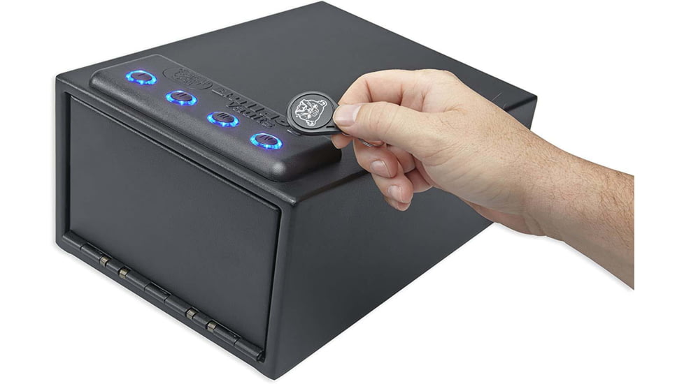 Bulldog Cases &amp; Vaults BD4030L Magnum LED Quick Vault Access Code/Key Black Steel