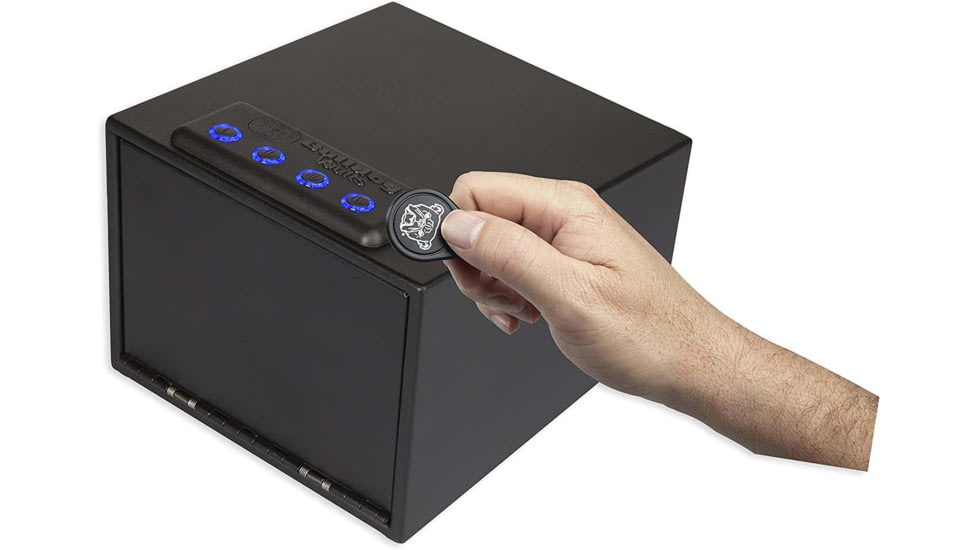Bulldog Cases &amp; Vaults BD4040L Magnum LED Quick Vault Access Code/Key Black Steel