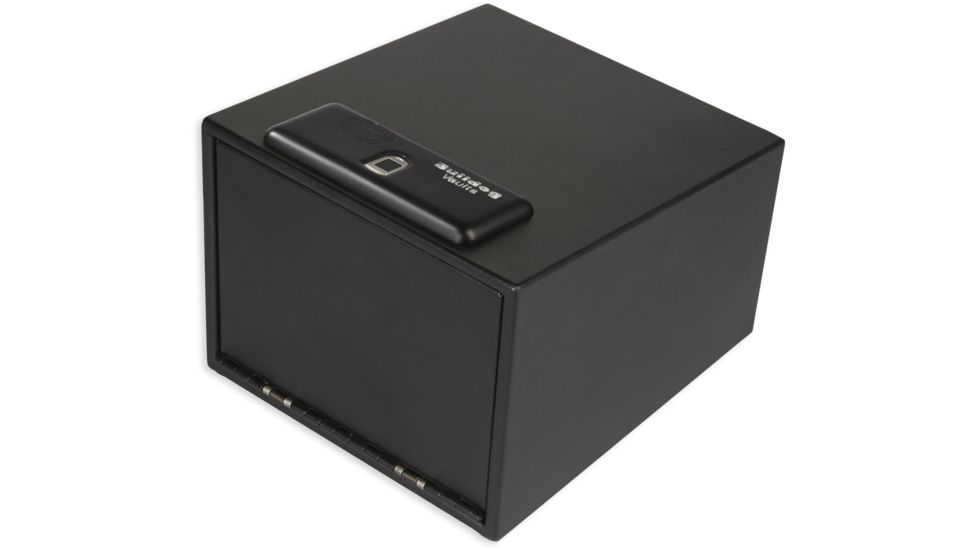 Bulldog Cases &amp; Vaults 11.5in x 10in x 8in Magnum Biometric Pistol Vault w/Shelf, Black, BD4040B