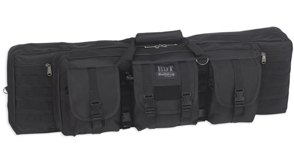 Bulldog Cases &amp; Vaults 43in Single Tactical Rifle Case, Black, BDT40-43B