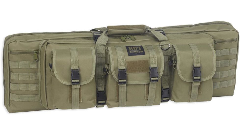 Bulldog Cases &amp; Vaults 43in Single Tactical Rifle Case, Green, BDT40-43G