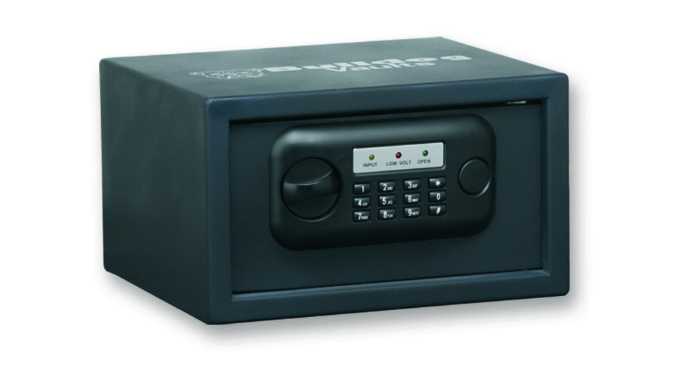 Bulldog Cases &amp; Vaults 7x12x10 Standard Pistol Vault w/ Digital Lock- Black BD1050