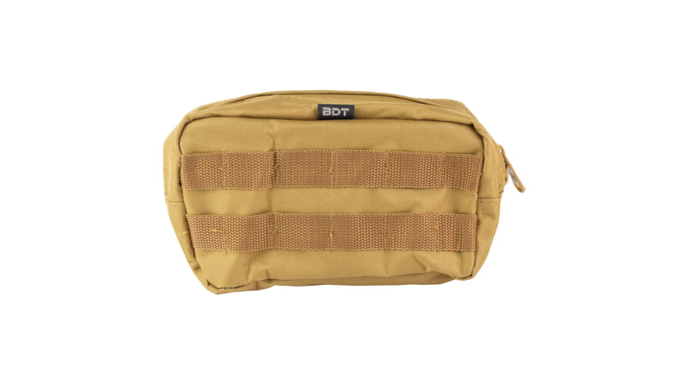 Bulldog Cases Bdt Molle Utility Pouch, Poly Oxford Nylon Material, Tan Bdt64T, BDT64T