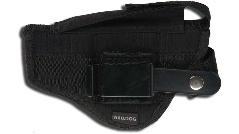 Bulldog Cases &amp; Vaults Belt &amp; Clip Ambi Holster - Most Standard 2-5in Barrel Autos w/Laser/Light FSN-19