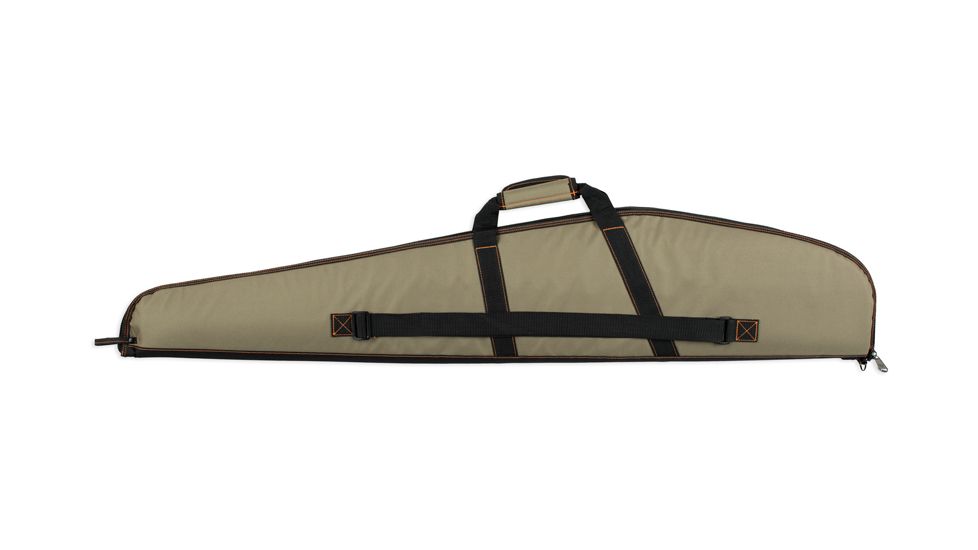 Bulldog Cases &amp; Vaults Plus Rifle Case 48'' Khaki W/ Black 3 Pockets