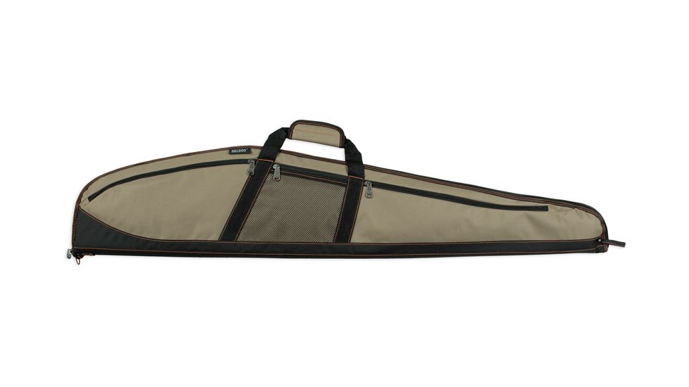 Bulldog Cases &amp; Vaults Plus Rifle Case 48'' Khaki W/ Black 3 Pockets