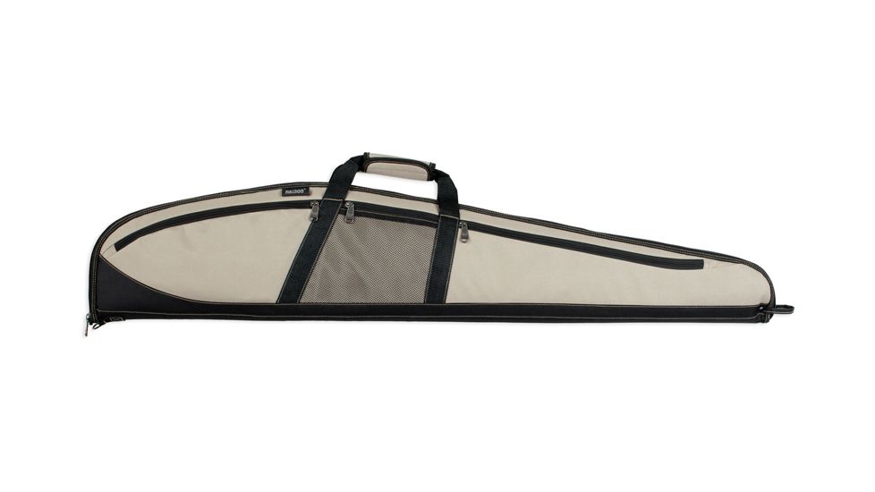 Bulldog Cases &amp; Vaults Plus Rifle Case 48'' Taupe W/ Black 3 Pockets