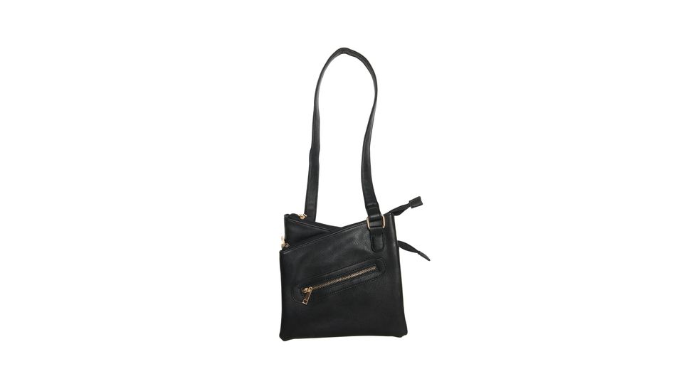 Bulldog Cases &amp; Vaults Cross Body Series Concealed Carry Purse Black