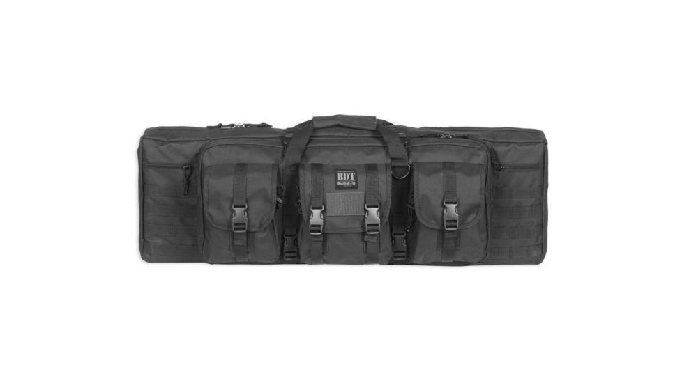 Bulldog Cases &amp; Vaults Deluxe Single Tactical Rifle Bag, 36 inch, Black, BDT35-36B
