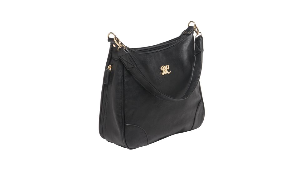 Bulldog Cases &amp; Vaults Hobo Series Concealed Carry Purse Black With Black Trim