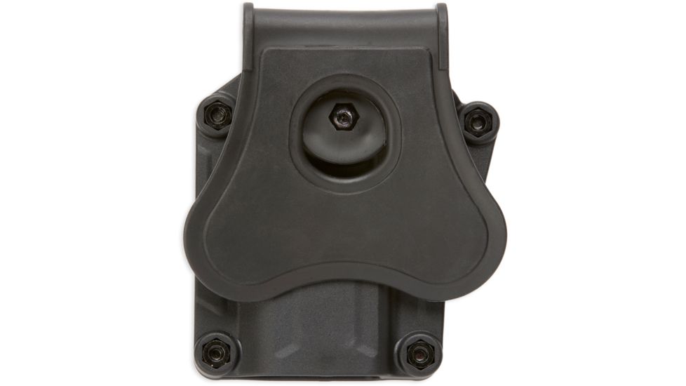 Bulldog Cases &amp; Vaults Max Multi-Fit Polymer Holster w/Paddle, Black, MX-001