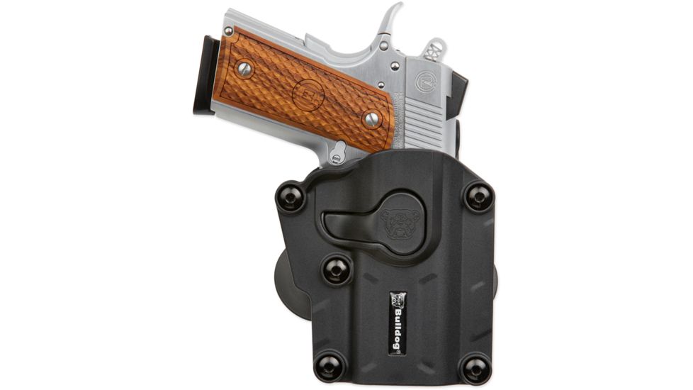 Bulldog Cases &amp; Vaults Max Multi-Fit Polymer Holster w/Paddle, Black, MX-001