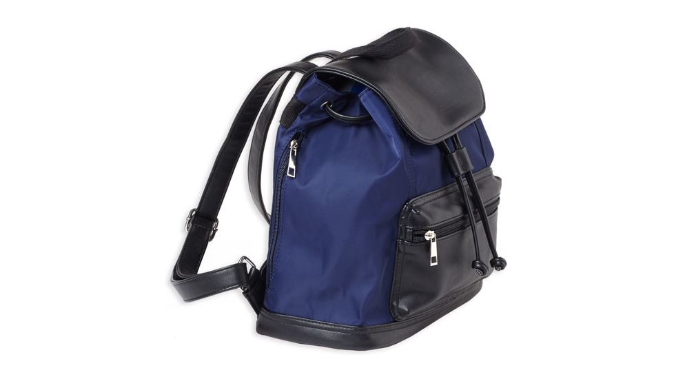 Bulldog Cases &amp; Vaults Medium Back Pack W/Holster, Navy, BDP-065