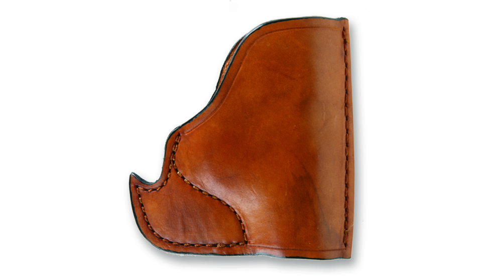 Bulldog Cases &amp; Vaults Molded Leather Inside-the-Pocket Holster - Small, Tan MLT-IP