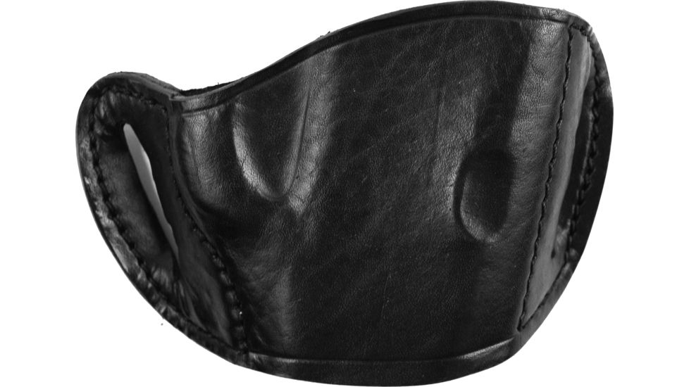 Bulldog Cases &amp; Vaults Molded Leather Belt Slide Holster - Medium, Black MLB-M