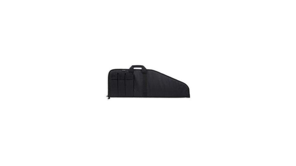 Bulldog Cases &amp; Vaults Pit Bull - Black w/ Black Trim- 38in, BD499-38