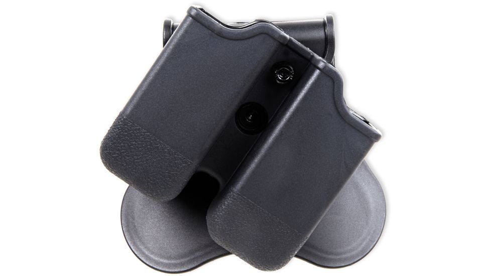 Bulldog Cases &amp; Vaults Polymer Magazine Holder w/Paddle,Most 1911 Single Stack Magazines,Ambidextrous P-1911M