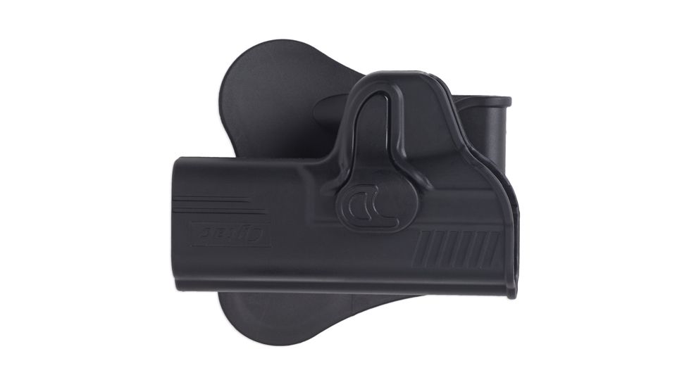Bulldog Cases &amp; Vaults Rapid Release Polymer Holster With Paddle For S&amp;W Bodyguard .380 Black Right Hand