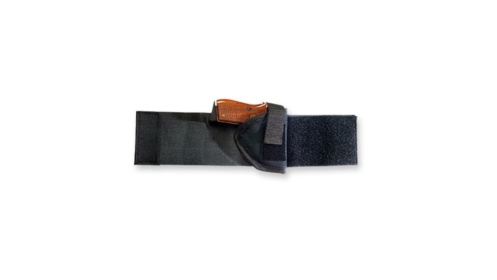 Bulldog Cases &amp; Vaults Right Hand Black Ankle Holster for Taurus PT-111 WANK 3R