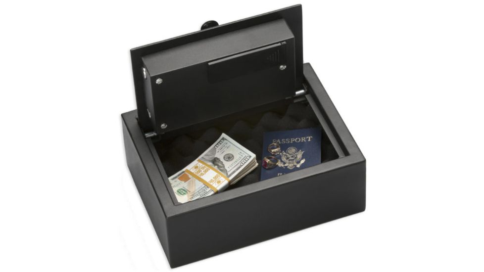 Bulldog Cases &amp; Vaults Standard Digital Top Open Vault, 11.8 x 8.7 x 4 inch, Black, BD1030
